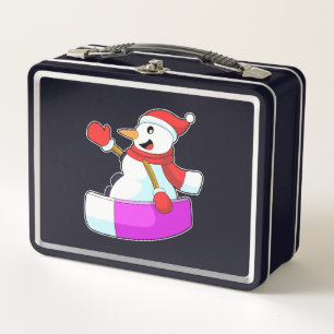 Lunch Box Snowman comme Snowboardeur avec Sonowboard.PNG