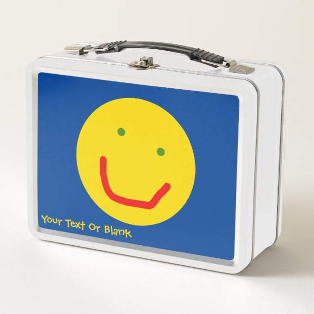 Lunch Box Soleil souriant, visage joyeux (Devant)