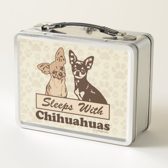 Lunch Box Sommeils avec des chiwawas (Dos)