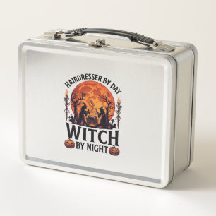 Lunch Box Sorcière de nuit de coiffeuse Halloween Peigne Cis