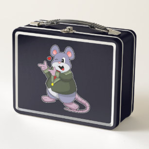 Lunch Box Souris en marié avec costume