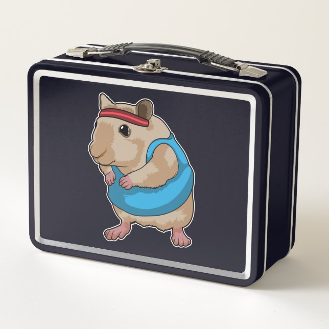 Lunch Box Souris en tant que coureur avec bandeau (Devant)