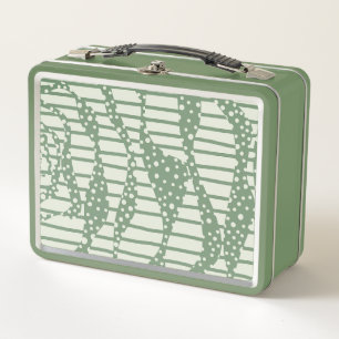 Lunch Box Spots et bandes 2 - Vert
