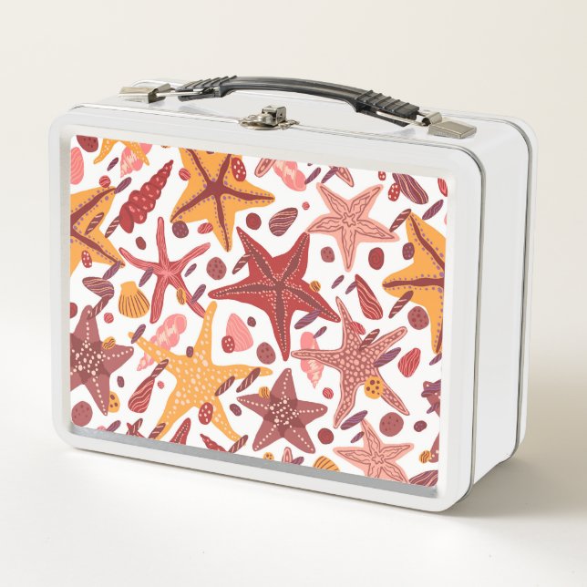 Lunch Box Starfish Shells : Motif scandinave (Devant)