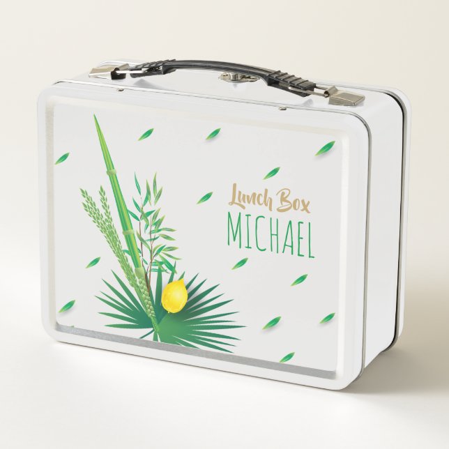 Lunch Box Sukkot Lulav et Etrog quatre espèces (Dos)