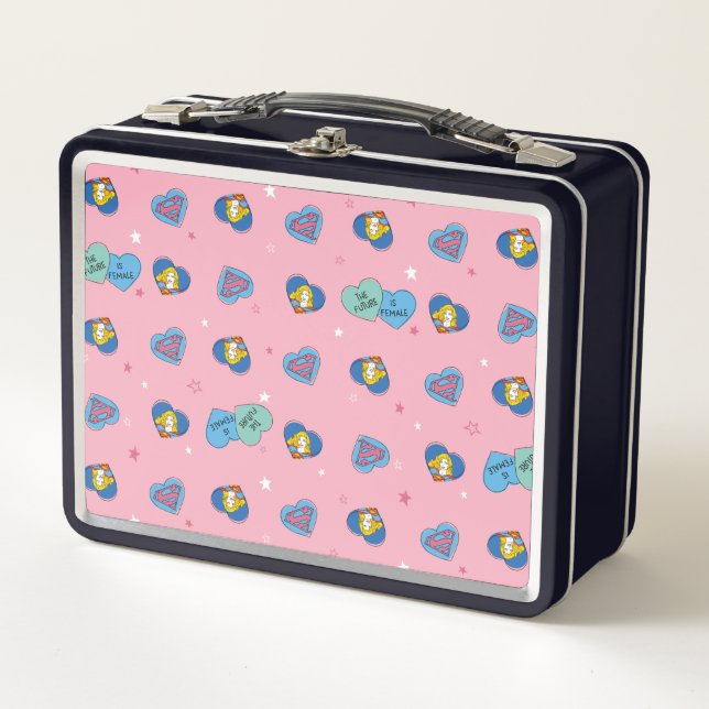 Lunch Box Supergirl hors de ce monde Retro Graphisme (Devant)