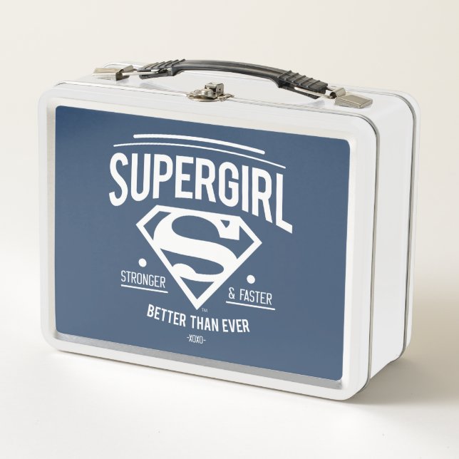 Lunch Box Supergirl mieux que jamais Retro Graphic (Devant)