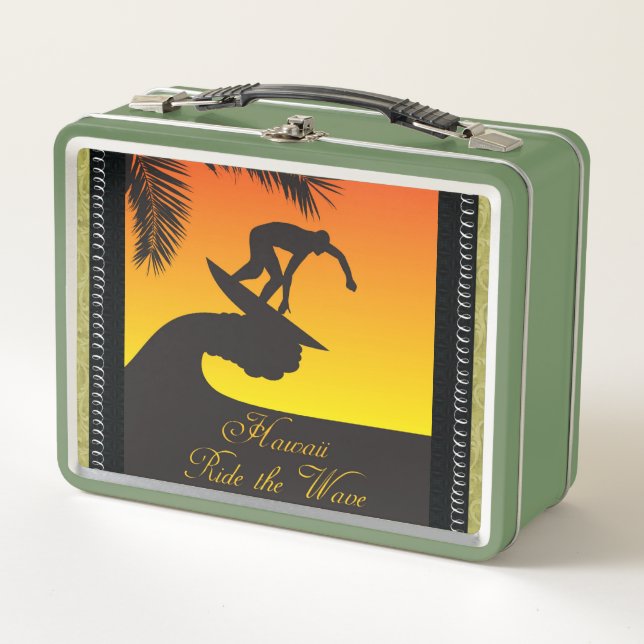 Lunch Box Surf : Boîte à lunch Hawaii (Devant)