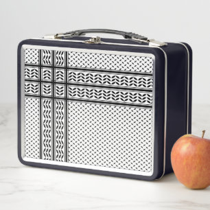Lunch Box Symbole Keffiyeh de la Palestine Motif de résistan