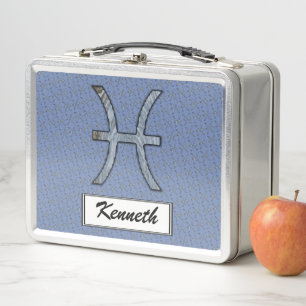 Lunch Box Symbole zodiaque Pisces Élément par Kenneth Yoncic