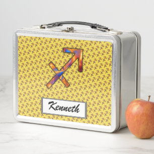 Lunch Box Symbole zodiaque Sagittarius Élément par K Yoncich