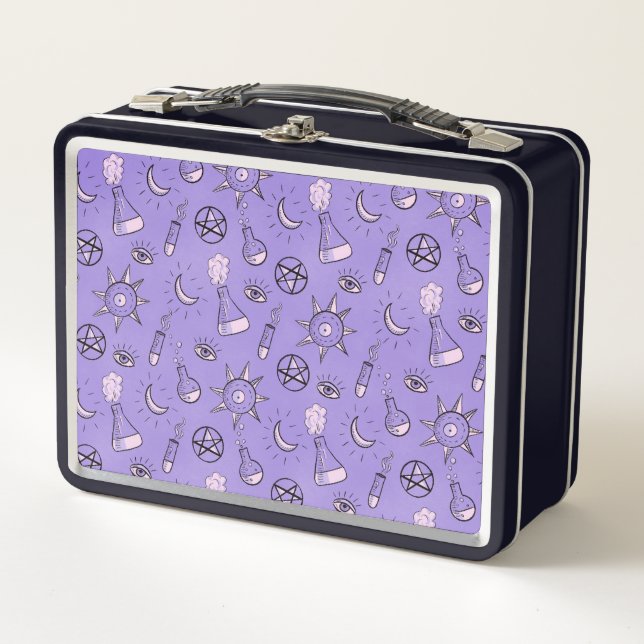 Lunch Box Symboles occultes de cuisine Motif - Magie mystiqu (Devant)