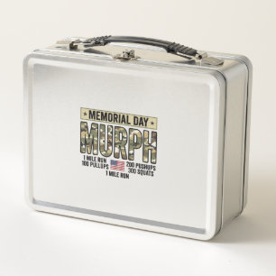 Lunch Box T-shirt vector vintage de l'entraînement Murph du