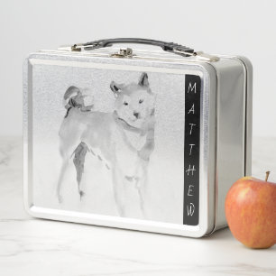 Lunch Box Tableau original 3 Chien chinois Année Anniversair
