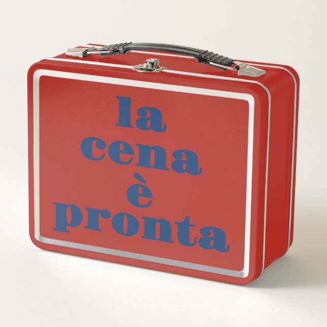 Lunch Box Tablier La Cena E Pronta (Devant)