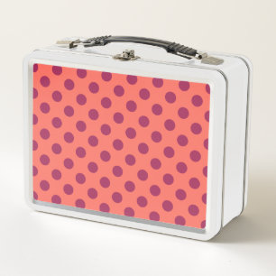 Lunch Box Taches rouges vin et corail vivant