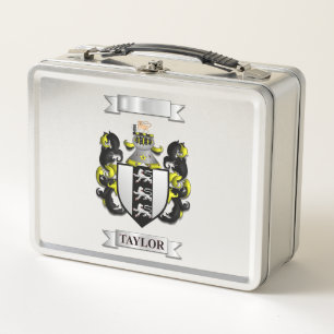 Lunch Box Taylor Familienname und Schild