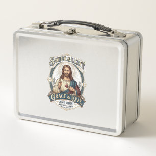 Lunch Box Tee graphique de chasse vintage Jesus Thrift Store