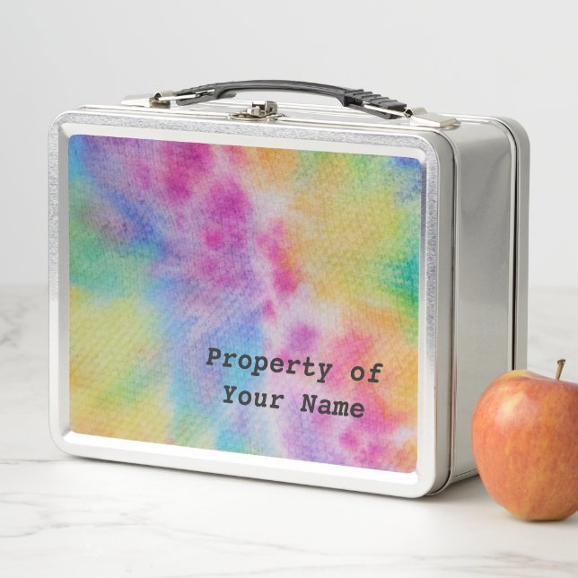Lunch Box Teinture arc-en-ciel (En situation)