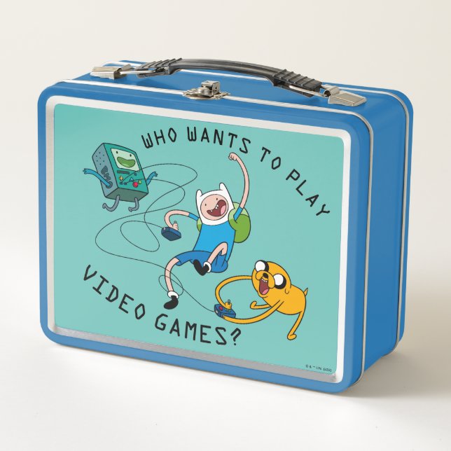 Lunch Box Temps d'aventure | Finn & Jake Jouer avec BMO (Devant)