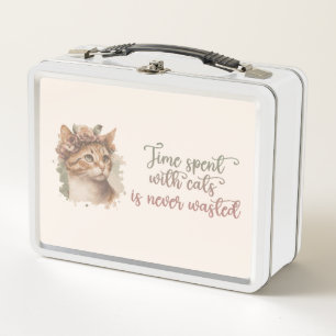 Lunch Box Temps Passé Avec Des Chats Jamais Gaspillé Mignonn