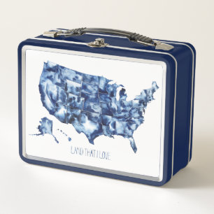 Lunch Box Terre que j'aime - Carte des États-Unis