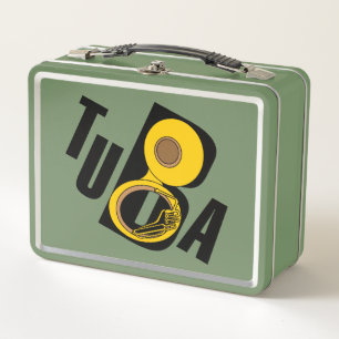 Lunch Box Texte Tuba incliné