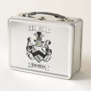 Lunch Box Thomas Familienname und Schild