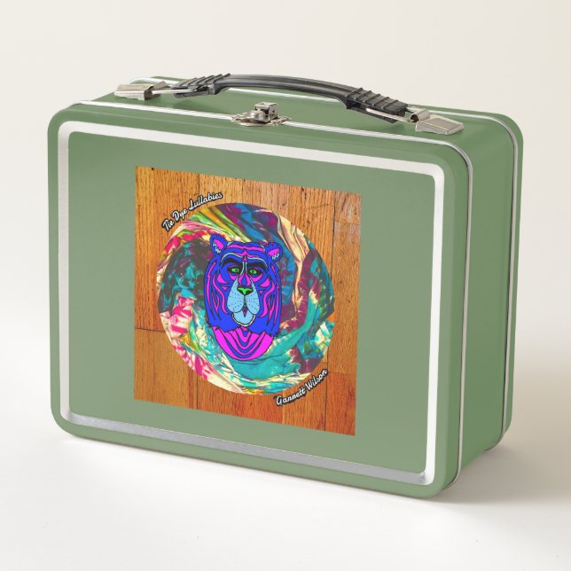 Lunch Box Tie Dye Lullabies Stash Box (Devant)