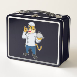 Lunch Box Tiger Cook Chef hat Platter