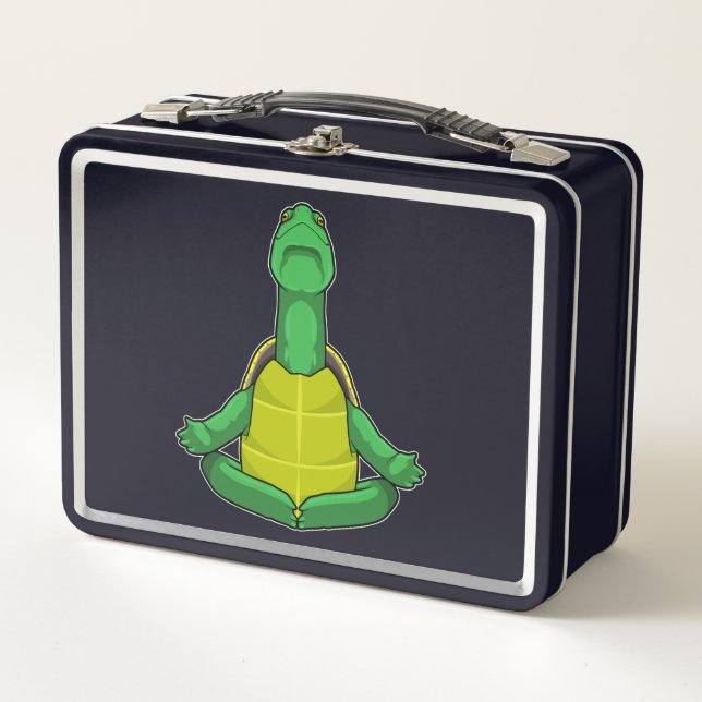 Lunch Box Tortue à la méditation de Yoga (Devant)