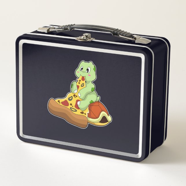 Lunch Box Tortue à la pizza (Devant)