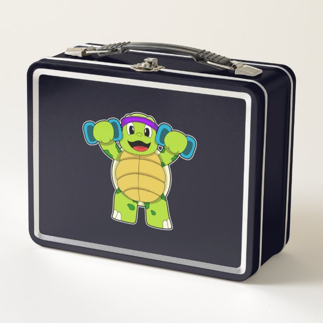 Lunch Box Tortue à l'effort entraînement et cloches (Devant)