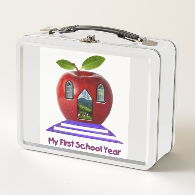 Lunch Box Très mignon Ma première année d'école (Devant)