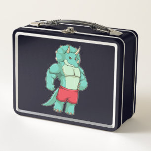 Lunch Box Triceratops culturiste à Bodybuilding