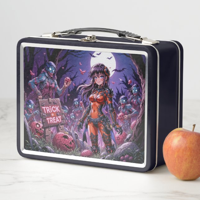 Lunch Box Trick ou traiter Halloween Zombies distribuer le c (En situation)