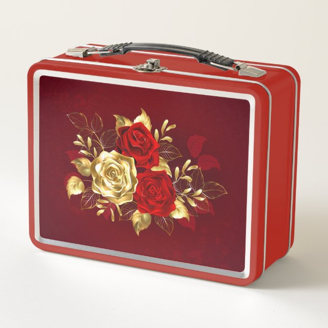 Lunch Box Trois Roses de bijoux (Devant)