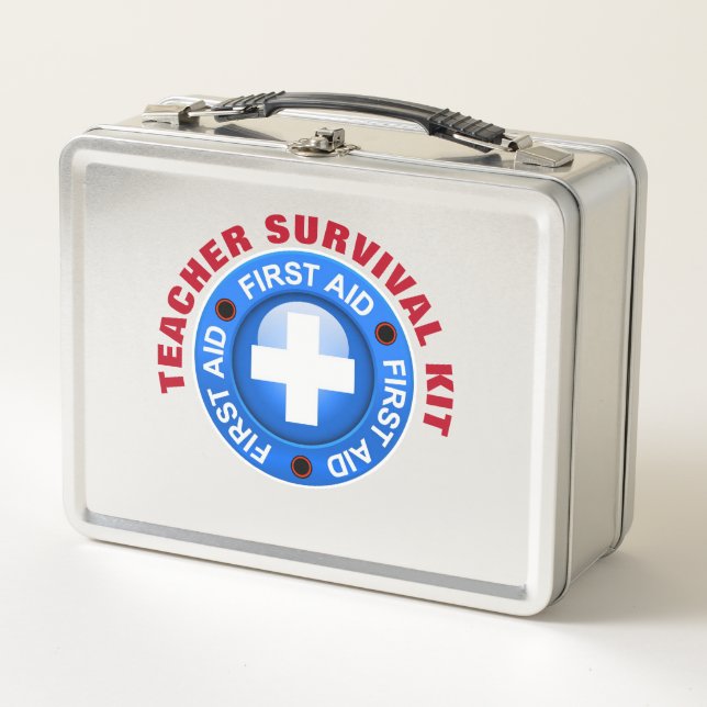 Lunch Box Trousse de survie de l'enseignant - Personnaliser  (Devant)