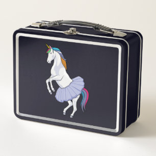 Lunch Box Unicorn at Ballet with Skirt