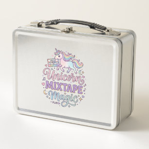 Lunch Box Unicorn Mixtape Magie Autocollant et T-shirt Adora
