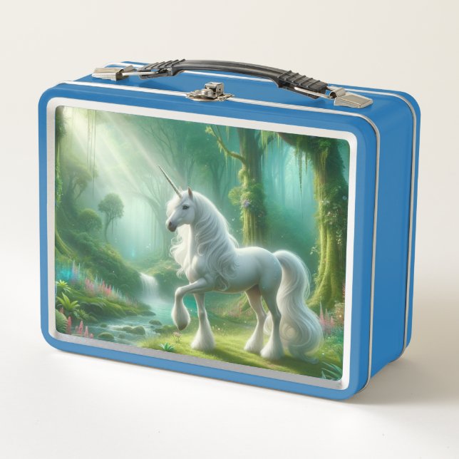 Lunch Box Unicorne forestière (Devant)