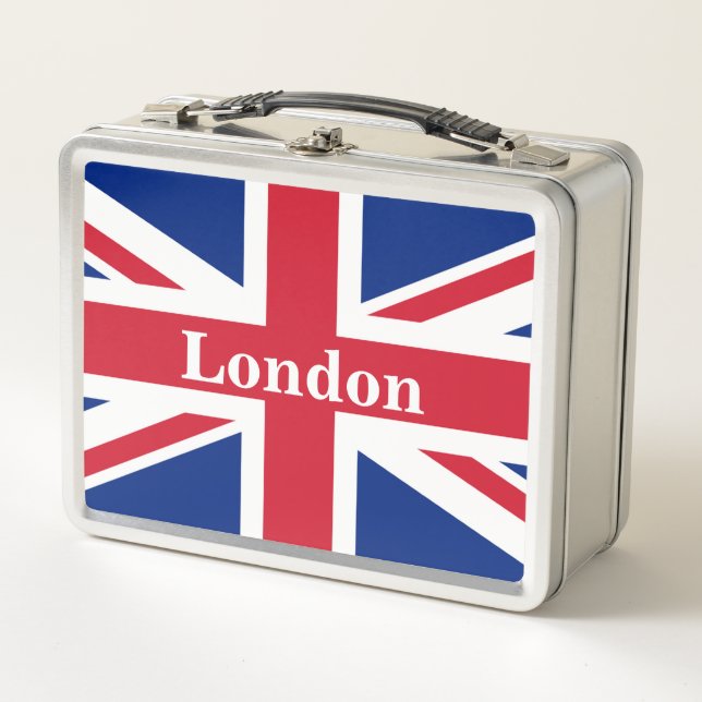 Lunch Box Union Jack London ~ Drapeau britannique (Devant)