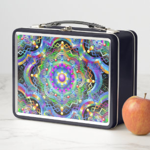 Lunch Box Univers Mandala Couleurs Psychédéliques