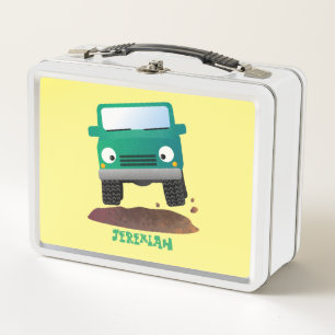 Lunch Box Véhicule tout-terrain 4X4 mignon voiture de dessin