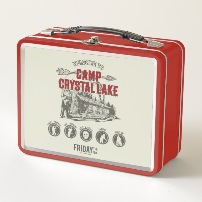 Lunch Box Vendredi 13 | Bienvenue à Camp Crystal Lake (Devant)