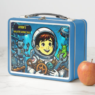 Lunch Box Vente de Garage Galactique d'Ayden | Métal | Boîte
