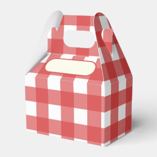 Lunch Box Vichy Rouge Geschenkschachtel