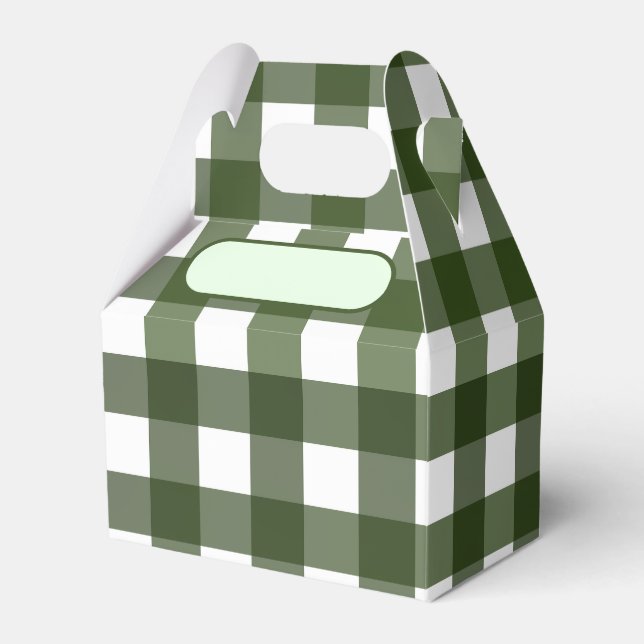 Lunch Box Vichy Vert Geschenkschachtel (Vorderseite)