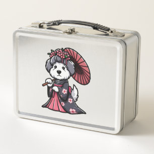 Lunch Box Vieux anglais Cheepdog Chien Kimono