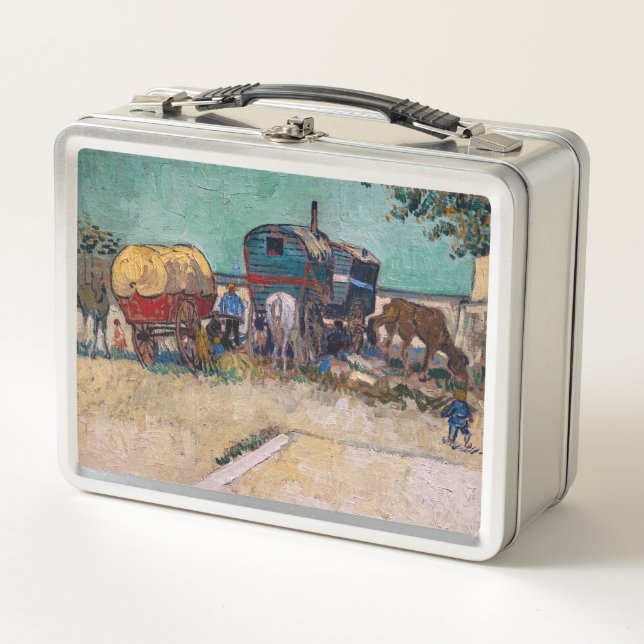 Lunch Box Vincent Van Gogh - Caravanes, Camp de Tziganes prè (Devant)